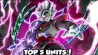 TOP 5 BEST LINKING PARTNERS FOR NEW LR MERGED ZAMASU TEAM GUIDE DOKKAN [upl. by Marrilee976]