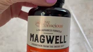 Live Conscious Magwell Magnesium Zinc amp Vitamin D3 Magnesium Glycinate Malate amp Citrate Review [upl. by Revilo]