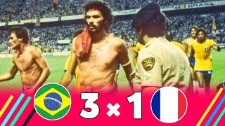 Socrates amp Zico Show For Brazil ◽Brazil 3 × 1 France 1981 Friendly Highlight HD [upl. by Svend]