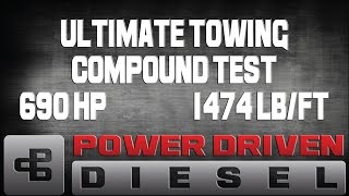 Dyno Test Power Driven Diesel Ultimate Towing Compound Turbo  Power Driven Diesel [upl. by Linad]