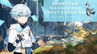 Chongyun Teaches You About Exorcism Chongyun X Traveler ASMR [upl. by Aitnis111]