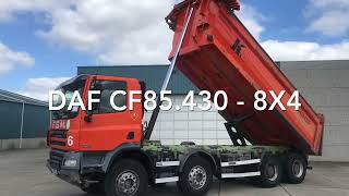 Degroote Trucks DAF CF85430  8x4 tipper for sale [upl. by Bilac]