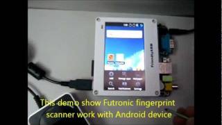 Futronic FS88 with Android Demo [upl. by Ainivad]