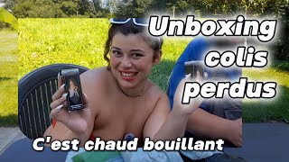 Ouverture de colis perdus cest chaud bouillant Crise de rire unboxing colis colisperdu [upl. by Columbine]