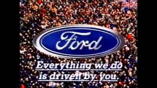 Ford  Advert  Everything We Do Is Driven by You  1991 [upl. by Rozanna116]