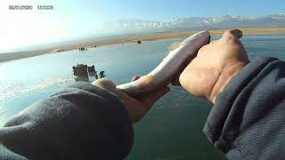 Grantsville Reservoir Ice Fishing Great day I caught 18 fish today [upl. by Ordep]