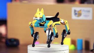 Kickstarter  Petoi Bittle A Palmsized Robot Dog for STEM and Fun [upl. by Anerok]