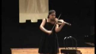 11 year old violin virtuoso plays Paganini caprice 13 Anett Csikos concours Andrea Postacchini [upl. by Hintze]