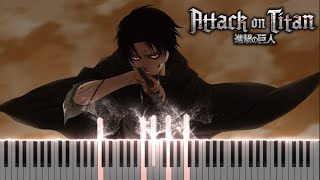 Attack on Titan  omakepfadlib Levis Pain Piano Tutorial  Sheet Music [upl. by Jock]