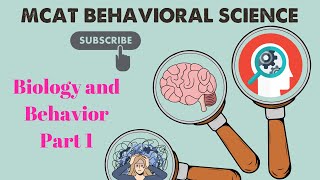 MCAT Behavioral Science Chapter 1  Biology and Behavior Lecture 14 [upl. by Hekker]