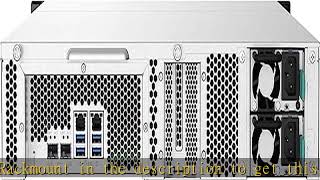 QNAP TS832PXURP4G 8 Bay HighSpeed SMB Rackmount NAS with Two 10GbE and 25GbE Ports Redundant [upl. by Doownyl]