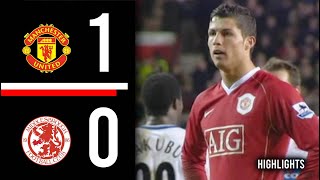 Manchester United v Middlesbrough  FA Cup Highlights  20062007 [upl. by Fugate]