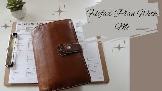 Personal Filofax Malden  Plan With Me  Personal Rings [upl. by Ahsrats582]