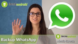 Come fare il BACKUP delle chat di WHATSAPP [upl. by Llehcram455]