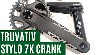 A Great Aluminum MTB Crankset Truvativ Stylo 7k DUB Mountain Bike Crank Weight and Feature Review [upl. by Betty]