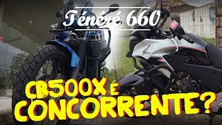 Ténéré 660  Falando sobre o Test Ride na CB500X e possível troca [upl. by Otrebogad]