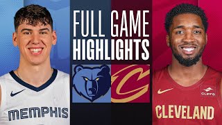 GRIZZLIES at CAVALIERS  FULL GAME HIGHLIGHTS  April 10 2024 [upl. by Sunev227]