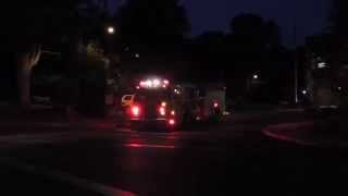 Scarsdale FD Engine 56  Ladder 28 Responding [upl. by Asilanna820]