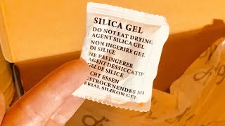 Uses for silica gel bags dont waste them [upl. by Manno191]