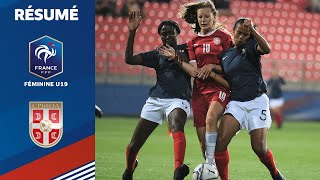 U19 Féminine Euro 2022  FranceSerbie 20 le résumé [upl. by Atekahs]