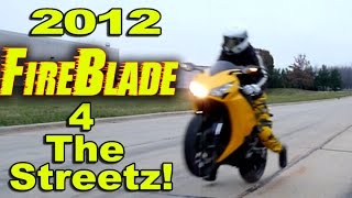 Best 1000cc Liter Bike For Street  Honda CBR1000rr Fireblade Motorcycle [upl. by Ahseem]