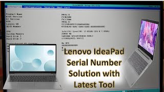 How to update lenovo serial number invalid error  Lenovo IdeaPad 3  Latest Generation Laptop [upl. by Hsetirp380]