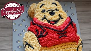 Winnie pooh Torte selber machen Anleitung Deutsch Sahnetorte [upl. by Vastah]