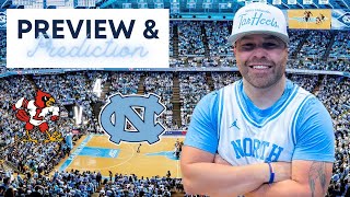 Louisville Cardinals vs 4 North Carolina Tar Heels Preview and Prediction [upl. by Llemij]