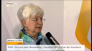 Bundestag Gerda Hasselfeldt amp Katrin GöringEckhardt über Flüchtlingspolitik am 26112014 [upl. by Hay171]