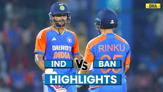 IND Vs BAN Highlights 2nd T20 India Wins By 86 runs Secures Series Win Against Bangladesh Cricket [upl. by Jonathon219]