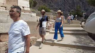 NEW 4K  Delphi Archeological Site or dɛlfaɪ or dɛlfi or Δελφοί  Delphi Greece  ECTV [upl. by Broeder]