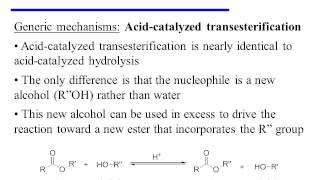 Nucleophilic Acyl Substitution of Esters [upl. by Gwenny482]