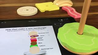 Make a hamburger with Hazel [upl. by Etselec]