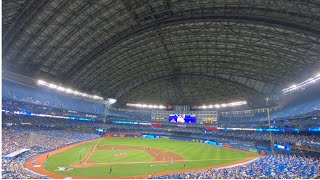 Roof Closing at Rogers CenterIn a Minute Indoor View 2021 MLB トロント・ブルージェイズ [upl. by Kcitrap]