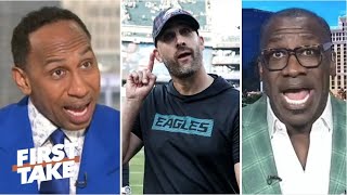 FIRST TAKE  Nick Sirianni should be FIRED  Stephen A amp Shannon break Eagles 2016 win vs Browns [upl. by Naesar]