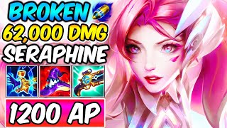 1200 AP BROKEN BURST LEGENDARY BATTLE DOVE SERAPHINE MID  New Build amp Runes  League of Legends [upl. by Elo]