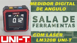 NIVEL MEDIDOR DIGITAL DE ANGULO COM LASER UNIT LM320B  Por menos de R 250 SALADEFERRAMENTAS [upl. by Emeric]