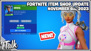 NEW CRYSTAL STYLE Fortnite Item Shop Update November 6th 2023 Fortnite OG [upl. by Dugas]