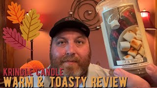 Kringle Candle Warm amp Toasty Post Burn Review [upl. by Azaleah]