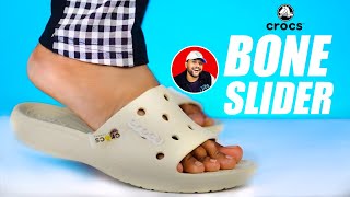 Crocs Bone Slider for Men  UNBOXING amp Review Ankush Kumar By ONE CHANCE [upl. by Kemeny]