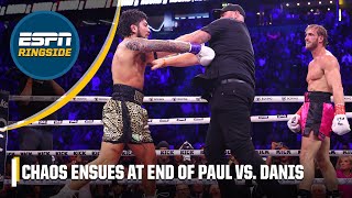 Dillon Danis THROWS MIC at Logan Paul FACE in FACE OFF [upl. by Yecrad]