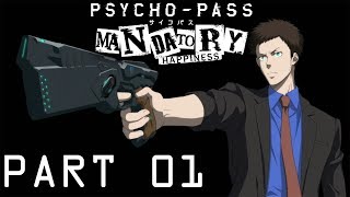 PsychoPass Mandatory Happiness  Walkthrough Gameplay Part 01 PS4 [upl. by Humo]