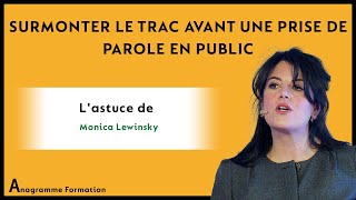 Surmonter le trac avant une prise de parole en public lastuce de Monica Lewinsky [upl. by Jer]