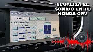 COMO ECUALIZAR EL STEREO DE UNA HONDA CRV [upl. by Nnylanna]