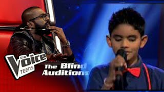 Adeepa Indrajith  Veedi Kone Mawatha Addara වීදි කොණේ Blind Auditions The Voice Teens Sri Lanka [upl. by Neitsirhc]