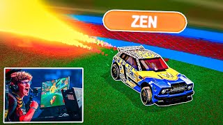 BEST OF ZEN IN RLCS  ROCKET LEAGUE RLCS BEST PLAYS [upl. by Yarw]