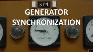 Generator Synchronization Full Lecture [upl. by Kristal142]