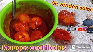 Tiempo de mangos mi niñes se vende como pan caliente así los venden en el ranchos mango enchilado [upl. by Annyrb]