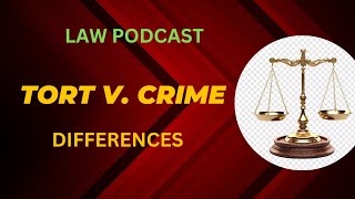 DIFFERENCE BETWEEN TORT AND CRIME [upl. by Adiene695]