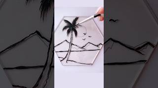 glass painting art painting shorts [upl. by Riaj]